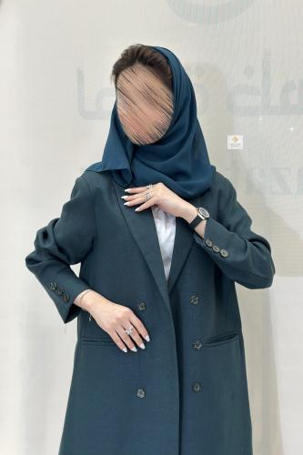 عبايه بليزر رسمي الصيف بقماش لنن