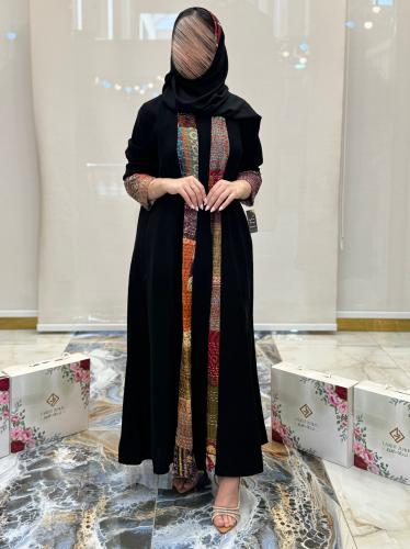 عبايه صيفيه كلوش بقماش كريب الابداع