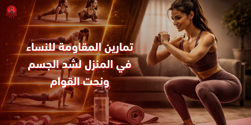 دليل تمارين المقاومة للنساء في المنزل للمبتدئات (بدون أوزان)