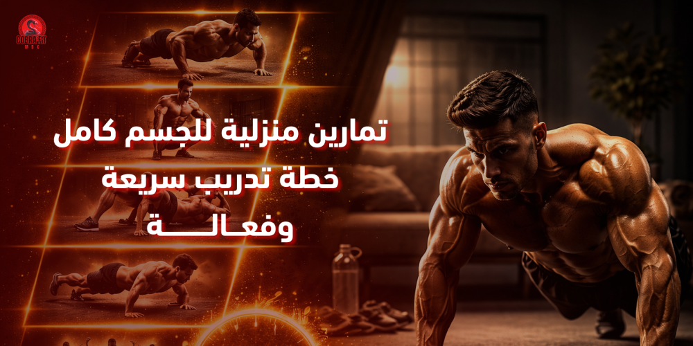 تمارين منزلية للجسم كامل في 20 دقيقة (بدون معدات)