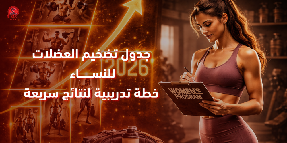 الدليل الشامل: أقوى جدول تضخيم العضلات للنساء لعام 2026
