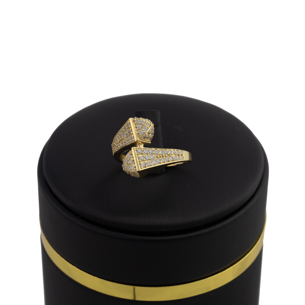 طقم الثعبان الملكي اسوارة وخاتم عيار 18 وزن 25.2 جرام شذور الذهب