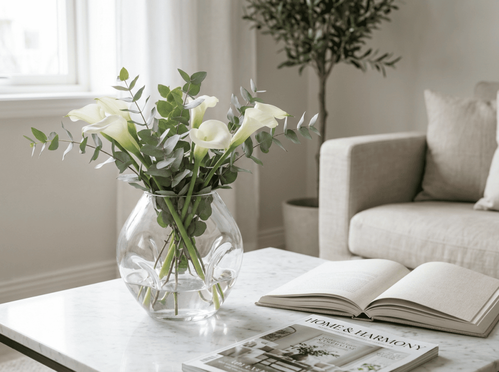 تنسيق فازة ورد، تزيين المنزل بالورد، فازات ورد، طريقة تنسيق الفازات، د