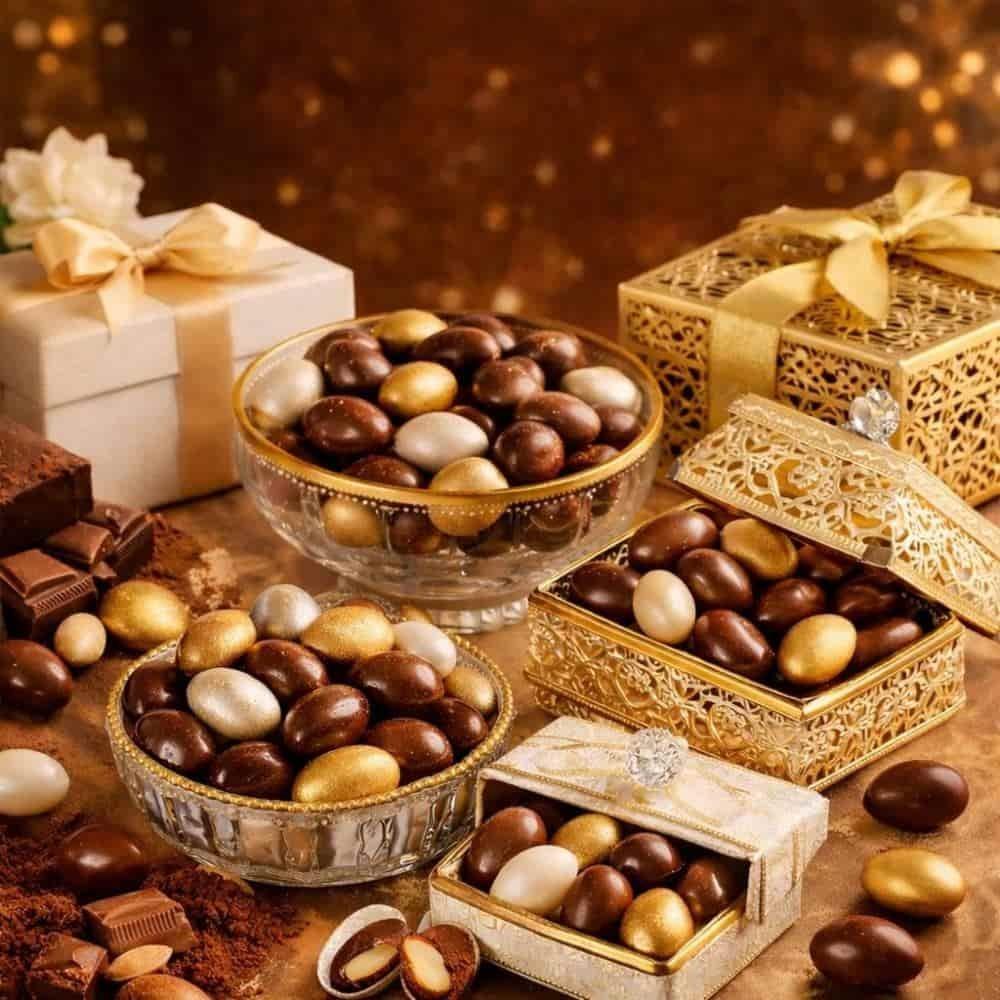 دراجيه لوز بالشكولاته