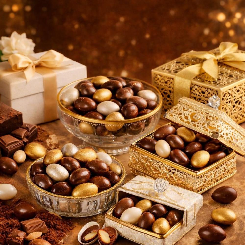 دراجيه لوز بالشكولاته