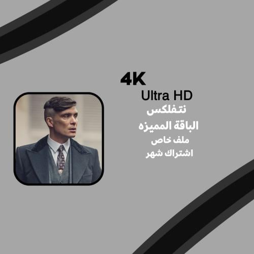 نتفلكس ملف خاص 4k | شهر ضمان ذهبي (تسليم فوري)