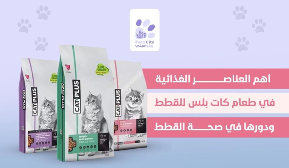 أهم العناصر الغذائية في طعام كات بلس للقطط ودورها في صحة القطط