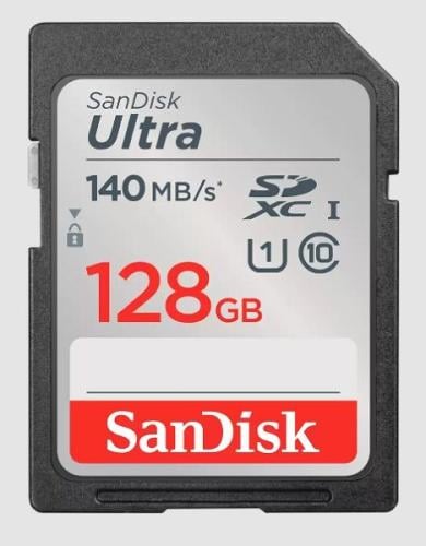 SanDisk Ultra SDXC UHS-I Card 128GB Speed Upto 140...