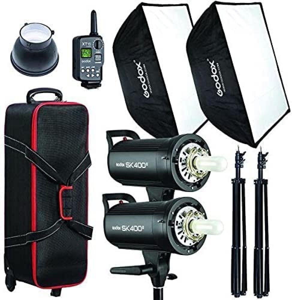 Godox SK400II 2-Light Studio Flash Kit - just photo studio