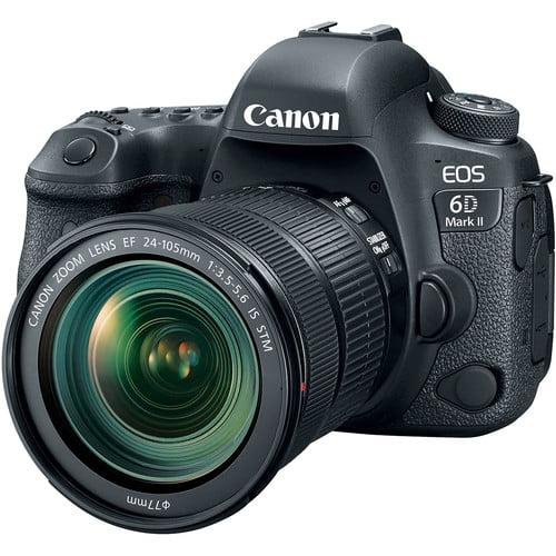 Canon EOS 6D Mark II DSLR Camera with 24-105mm f/3...