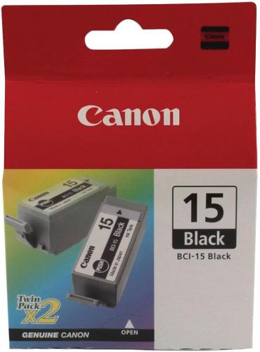 حبر كانون I70/80, IP90 خزان اسود (2PCS) BCI-15BK