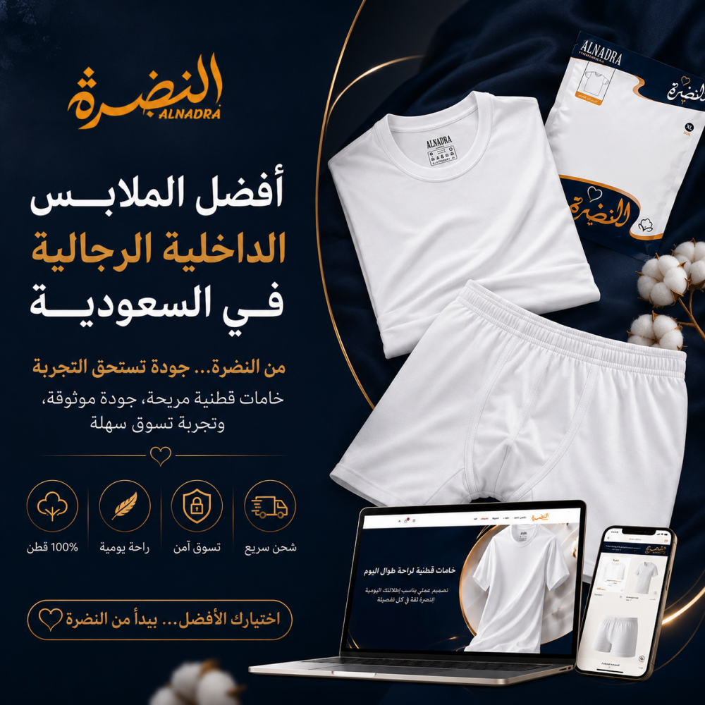 أفضل الملابس الداخلية الرجالية في السعودية من نضره جودة تستحق التجربة