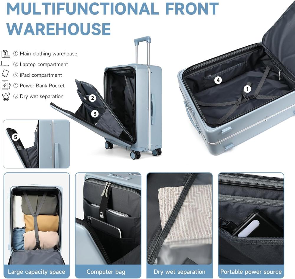 90fun aluminium luggage online