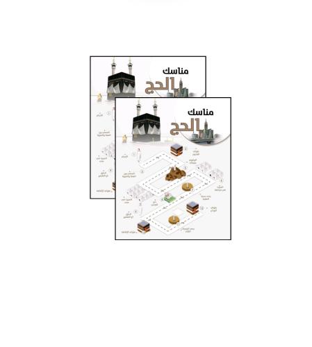 ‏خطوات مناسك الحج جاهز للطباعة