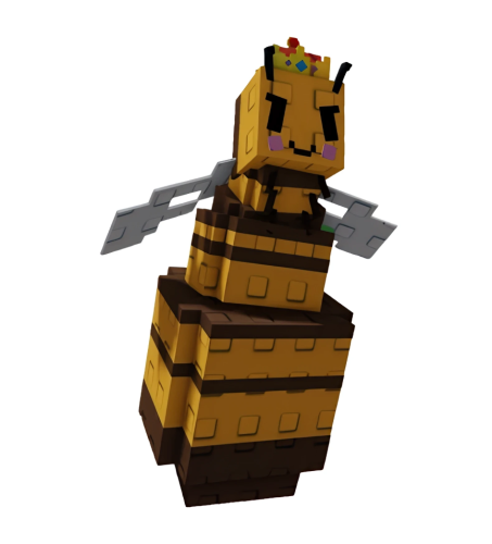 ملكة النحل || Queen bee grow a garden