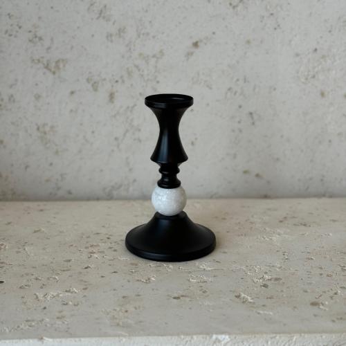 شمعدان اسود 17cm*10cm
