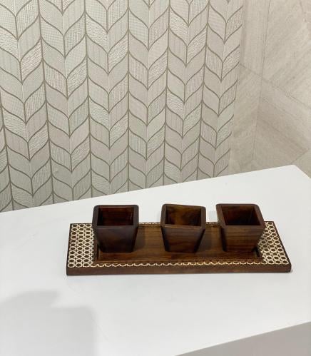 حامل مكسرات ثلاثي متعدد الاستخدام33×12×7سم