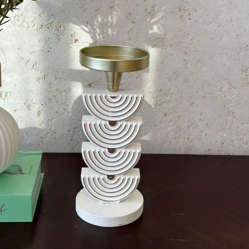 شمعدان خشبي 28cm*12cm