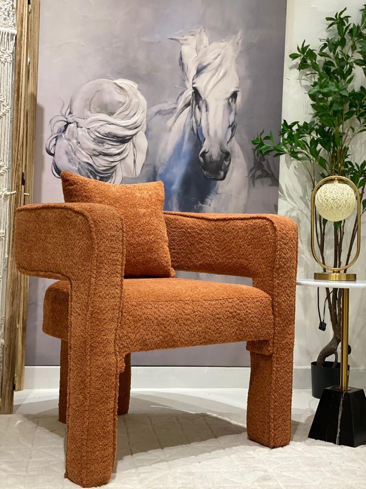 اريكه الهبه بقماش بوكليه الجديد منجد ومغطى بلباد المريح في جميع زوايا الاريكه باحكام 70×82×76سم