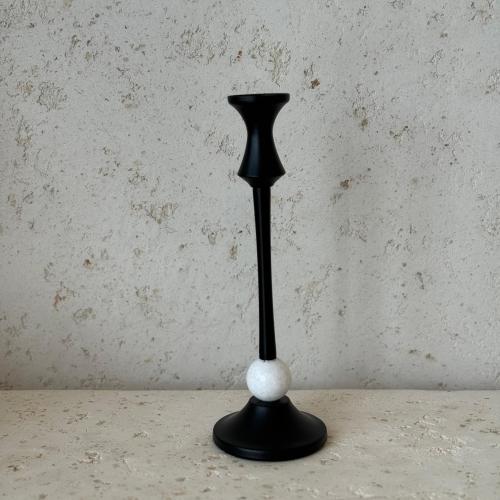 شمعدان اسود 25cm*10cm