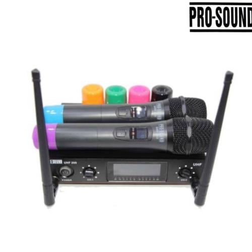 PRO-SOUND UHF200 2HAND WIRELESS MICROPHONE لاقط 2...