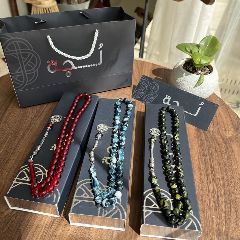 بكج لُجّة الفاخر 3 سبح عسكري-زمردي-احمر