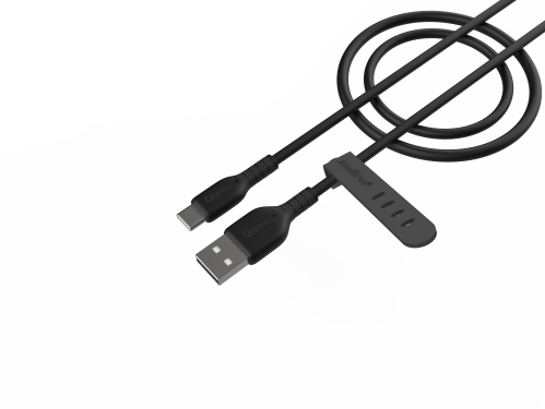 قيزمو كيبل شحن USB-A TO USB-C سيلكون أسود