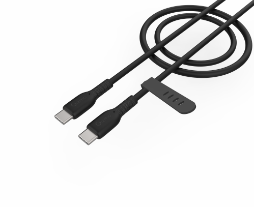 قيزمو كيبل شحن USB-C TO USB-C سيلكون أسود