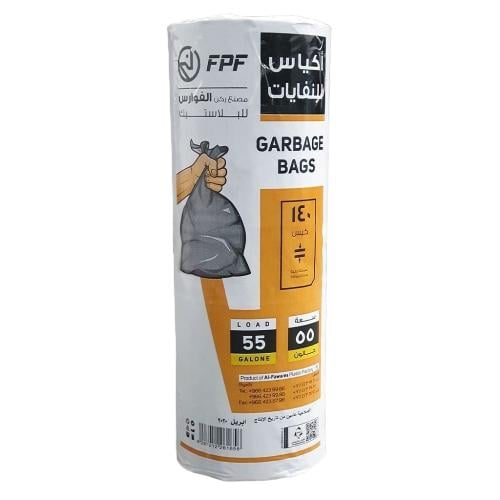 نفايات الفوارس 55 جالون رول 140 كيس