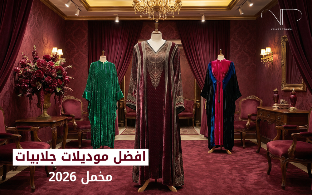 موديلات جلابيات مخمل