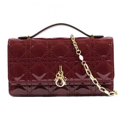 lady dior calfskin clutch