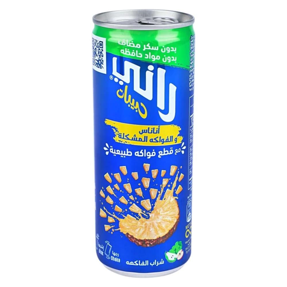 عصير اناناس علبة راني