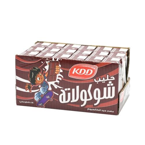 حليب كي دي دي بنكهة الشوكولاتة 180 مل - كرتون 18 ع...