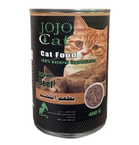 طعام رطب معلب من جوجو كات JOJO Cat وزن 400 جم