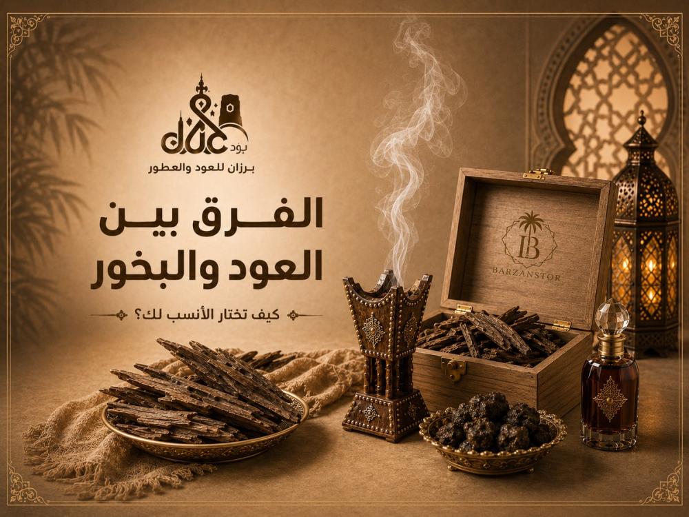 الفرق بين العود والبخور: كيف تختار الأنسب لك ؟