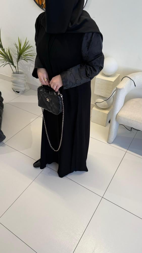 عبايات كلوش سوداء سهى 1