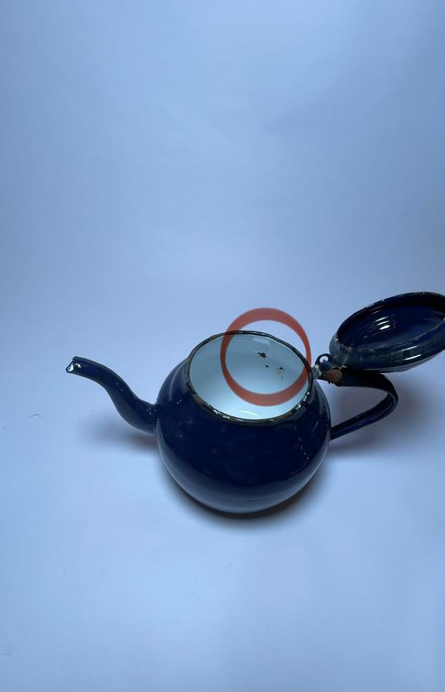 طقم اباريق غضار ازرق