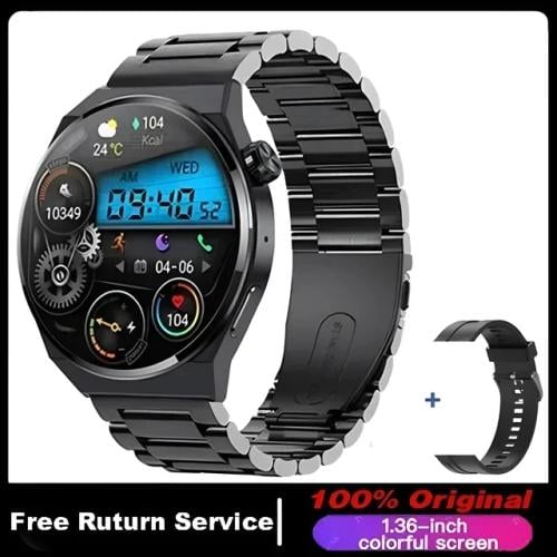 جديد GPS ساعة ذكية GT4 للرجال والنساء AMOLED 360*3...