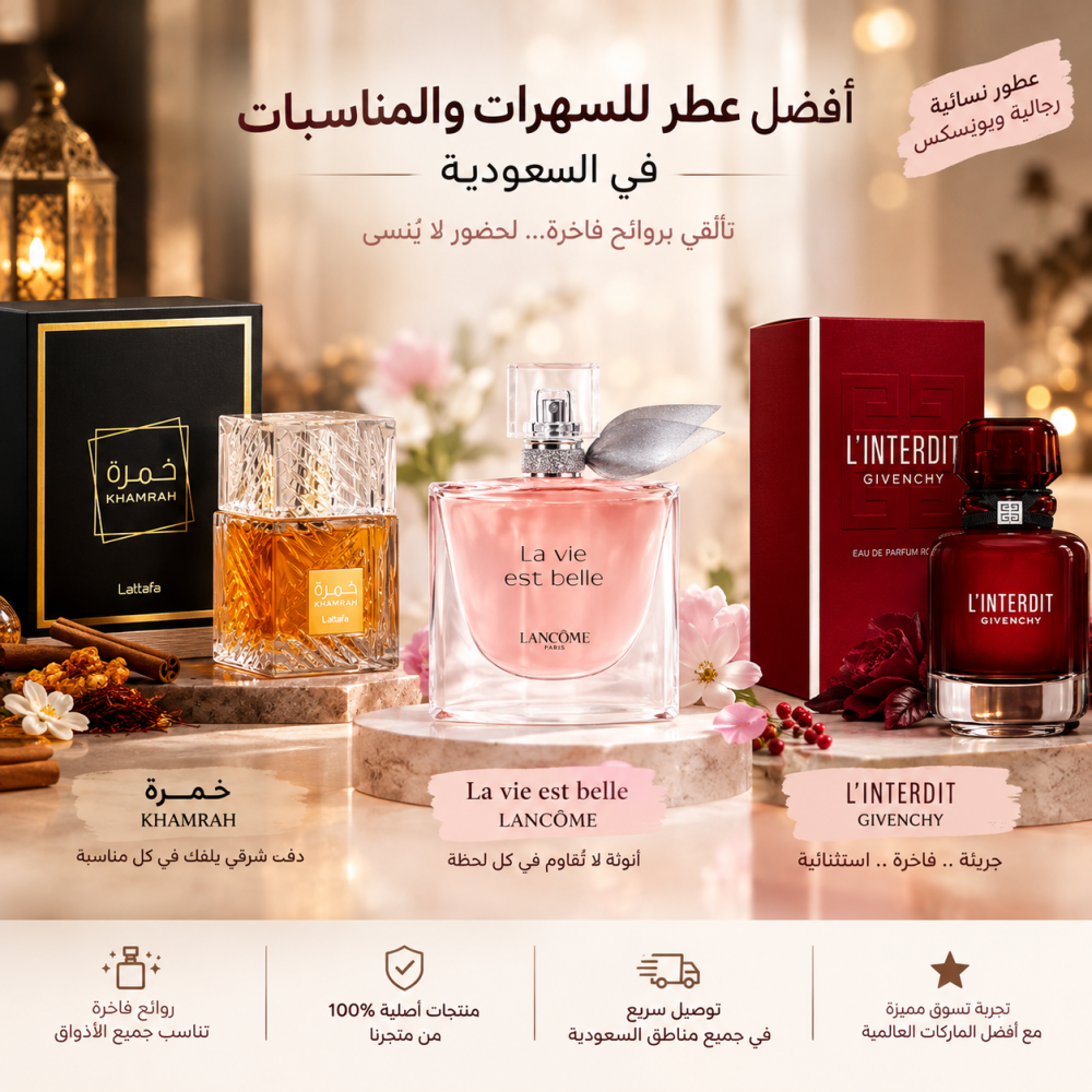أفضل عطر للسهرات والمناسبات في السعودية