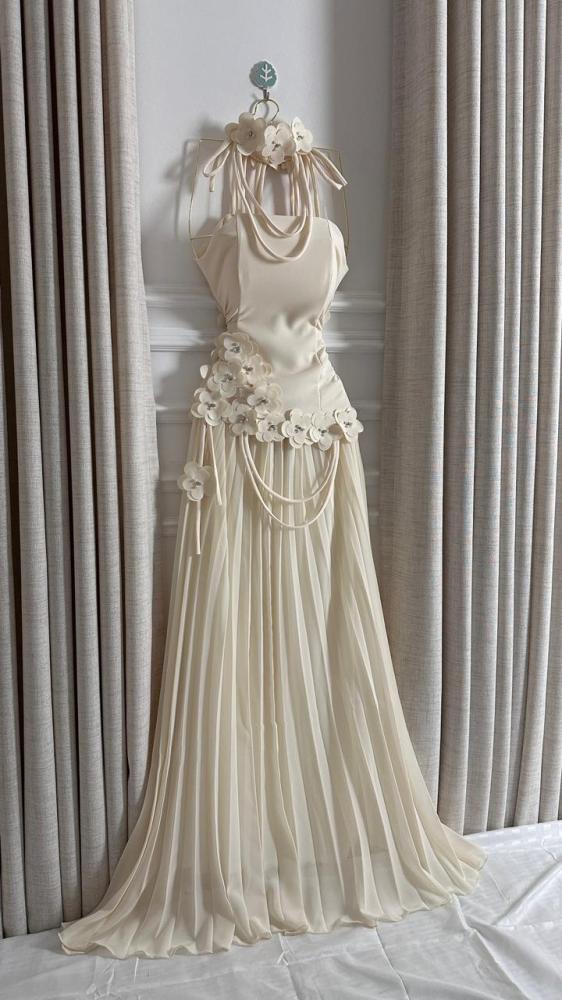 maxi hot pink dress Pleated Satin Lace Back - Event Dresses Love Long Dress Athletic Dress The Glistening Star Satin Color:Gold-Violet