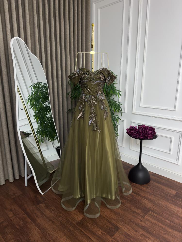olive green dress material Olive Green Linen Dress Anna