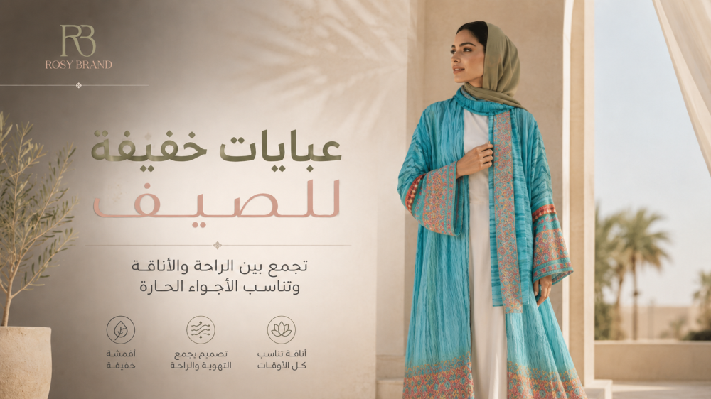 عبايات خفيفة للصيف