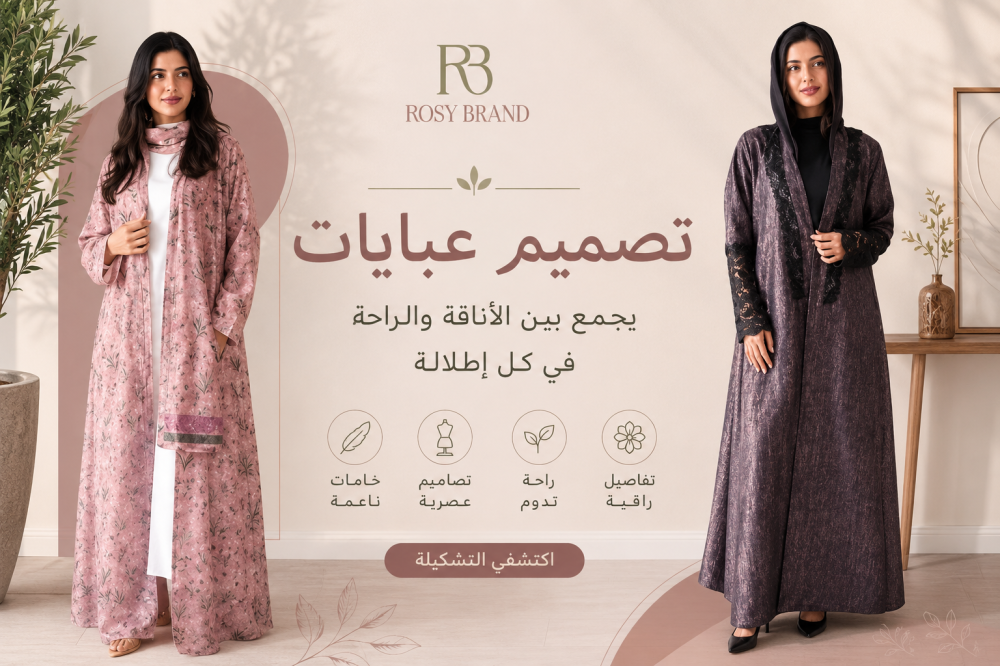 تصميم عبايات يجمع بين الأناقة والراحة في كل إطلالة