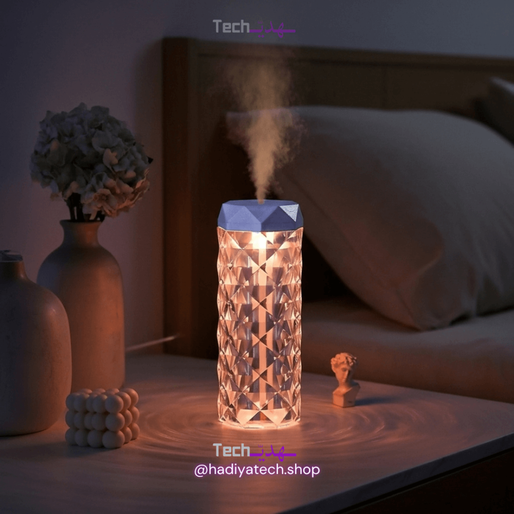 مرطب هواء بضوء متعدد الألوان