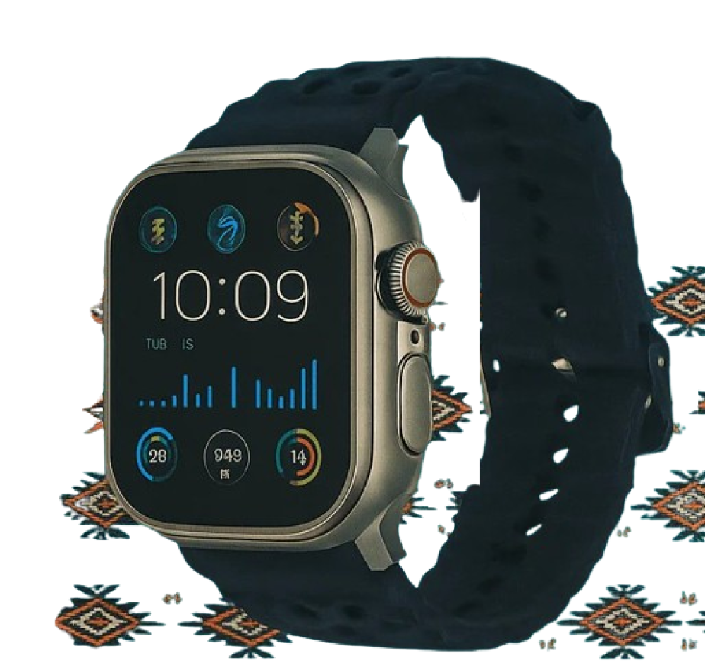 ساعة ذكية بتصميم رياضي