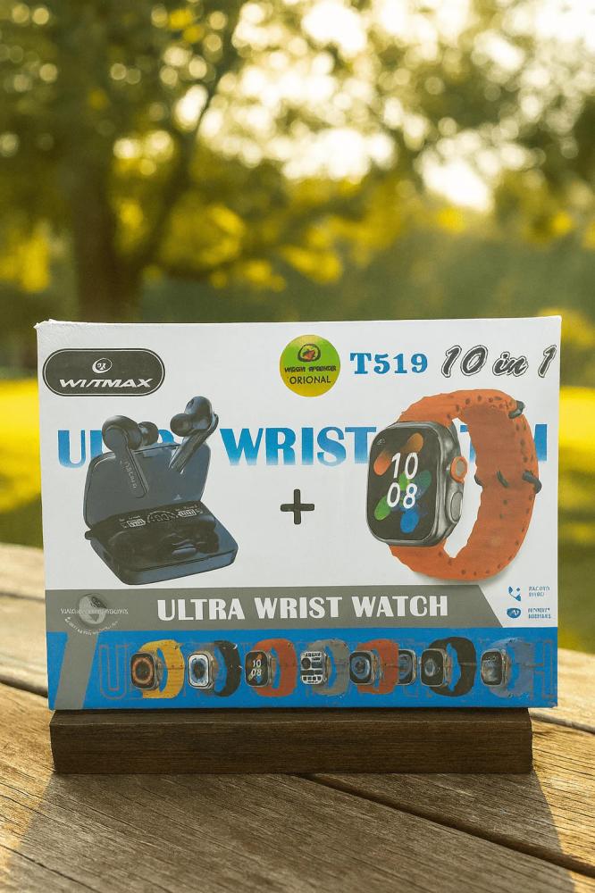ساعة ذكية متعددة الوظائف + سماعة