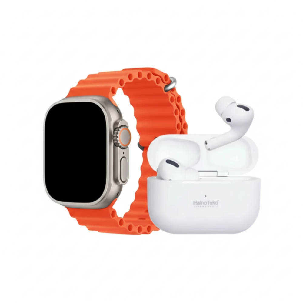 ساعة ذكية متعددة الوظائف + سماعة