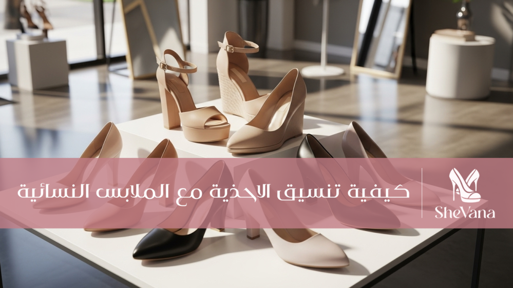 كيفية تنسيق الاحذية مع الملابس النسائية