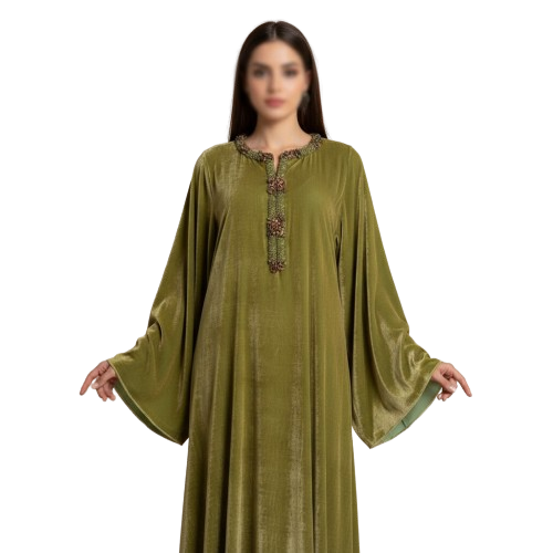 جلابية مخمل فرنسي