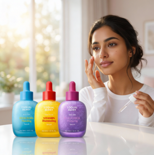 مجموعة EQQUAL BERRY المتكاملة (إيكوالبيري الموف – سيروم بديل الريتينول 30 مل - إيكوالبيري الأزرق - سيروم هيالتوين المغذي, 30 مل - ايكوال البيري الأصفر - لمحاربة الشيخوخة و تفتيح البشرة مع فيتامين C)